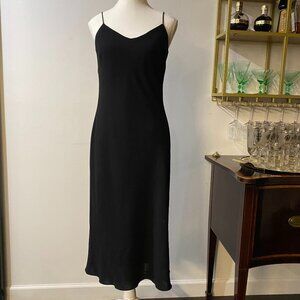Size 8 Petite Evan Picone Black Mid Length Dress